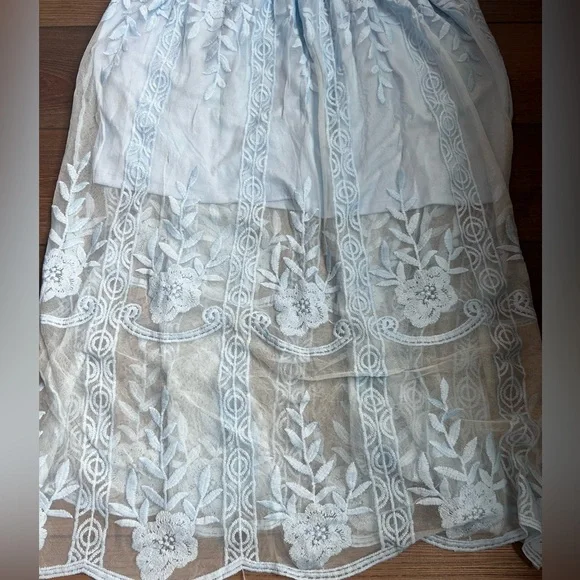 NWOT Spaghetti Strap Lace Boho Dress - Picture 5 of 6